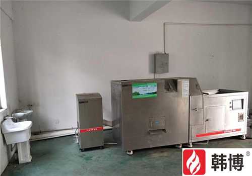 廚余垃圾處理設(shè)備案例，蘇州甪直博客產(chǎn)業(yè)園500KG廚余垃圾處理設(shè)備